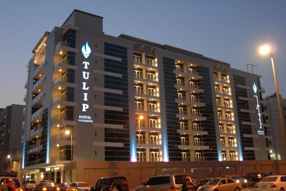 Tulip Hotel Apartments Dubai Exterior photo